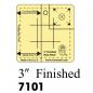 Preview: 3" Nine Patch Ruler from Marti Michell
