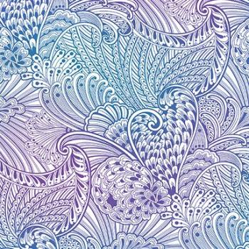 Peacock Flourish Panel by Ann Lauer