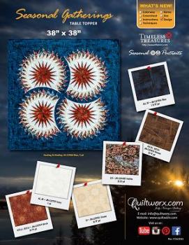 Seasonal Gatherings Table Toppers by Judy Niemeyer von Quiltworx