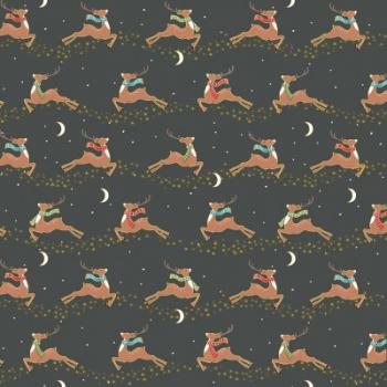 Merry Flying Deer Grey