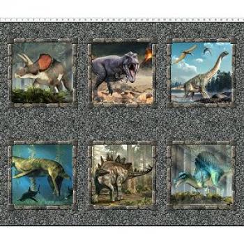 Dinosaur Small Panel - Multi