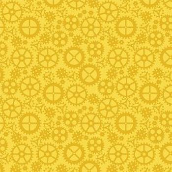 Tonal Gears Yellow by Matthew Pridemore