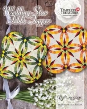 Wedding Star Table Topper by Judy Niemeyer von Quiltworx