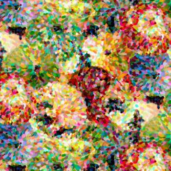 Quilt Back Impressionist Floral Multi by Windham Fabrics