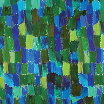 Crayon Green/Multi by Marcia Baldwin