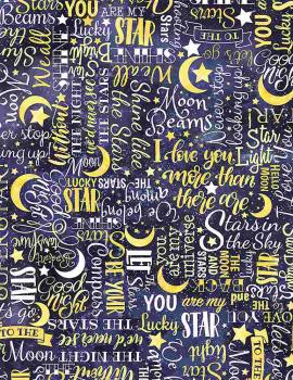 Star yellow by Timeless Treasures