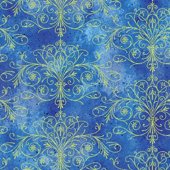 Washed Tonal Filigree Royal Gold