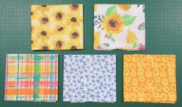Fat Quarter Bundle Sunflower