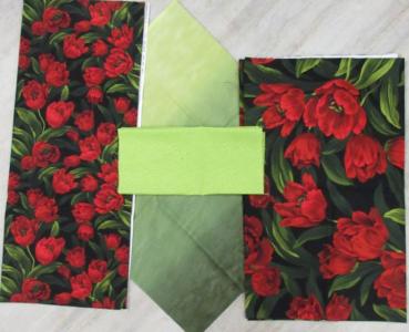 Wendedecke "Red Tulips"