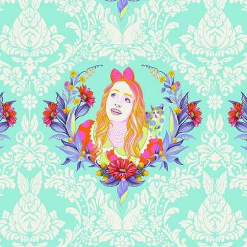 Curiouser Alice blau by Tula Pink