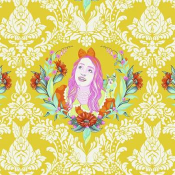 Curiouser Alice gelb by Tula Pink