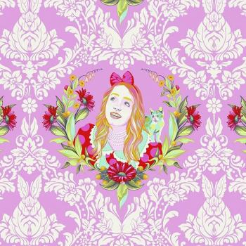 Curiouser Alice rosa by Tula Pink