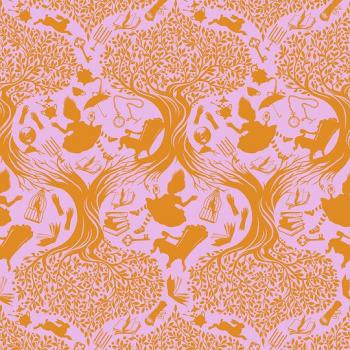 Down the Rabbit Hole  rosa by Tula Pink