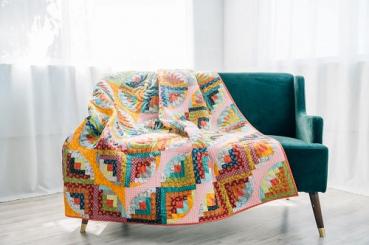 Preview: Curvy Log Cabin von Sew Kind of Wonderful