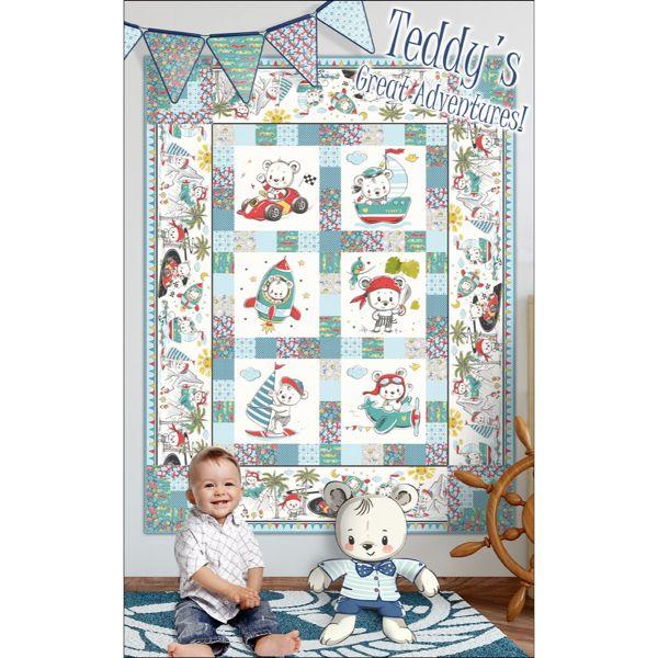 QuiltBites Kit, Teddy's Great Adventures