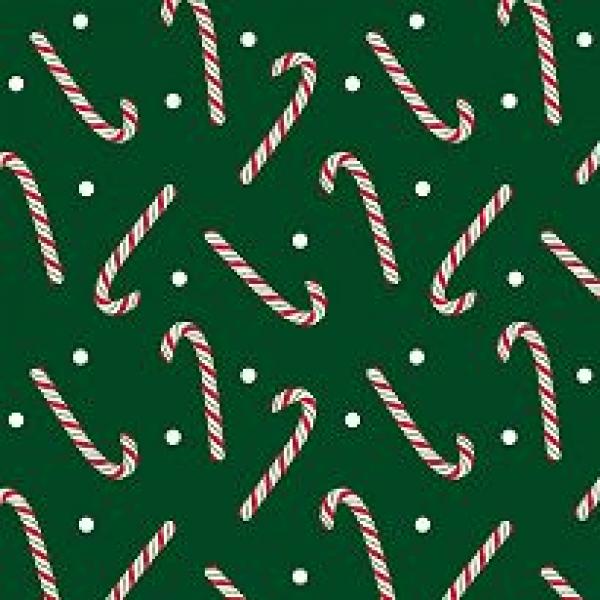 Jelly Candy Canes Dark Green