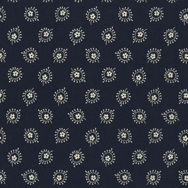 Redwork Meets Bluework - Millie - Navy Fabric