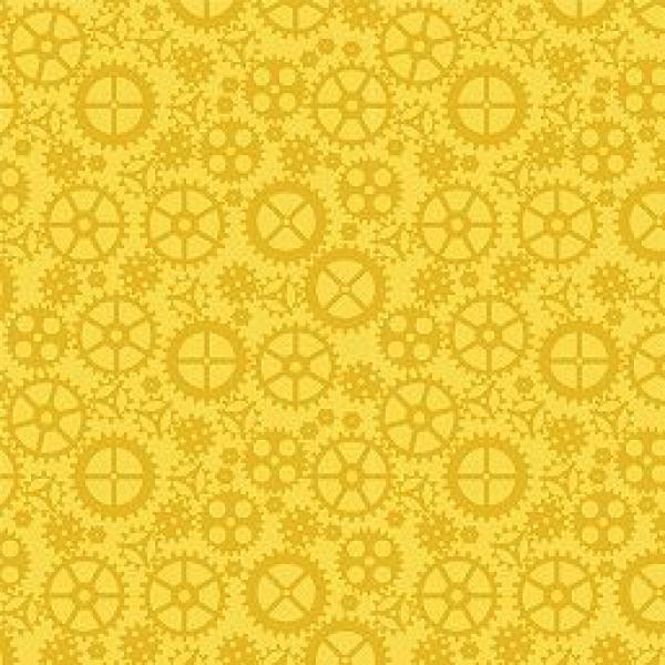 Tonal Gears Yellow by Matthew Pridemore
