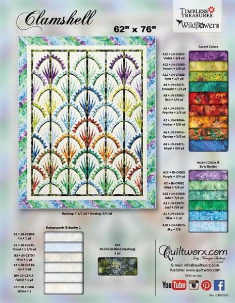 Clamshell von Judy Niemeyer by Quiltworx