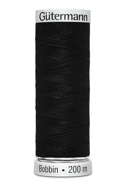 Bobbin schwarz 200 m