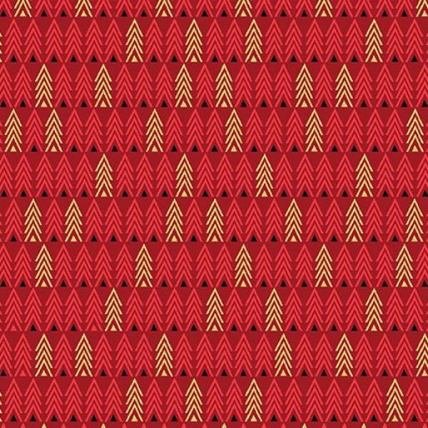 Mini Pine Geo Red by Merry & Bright