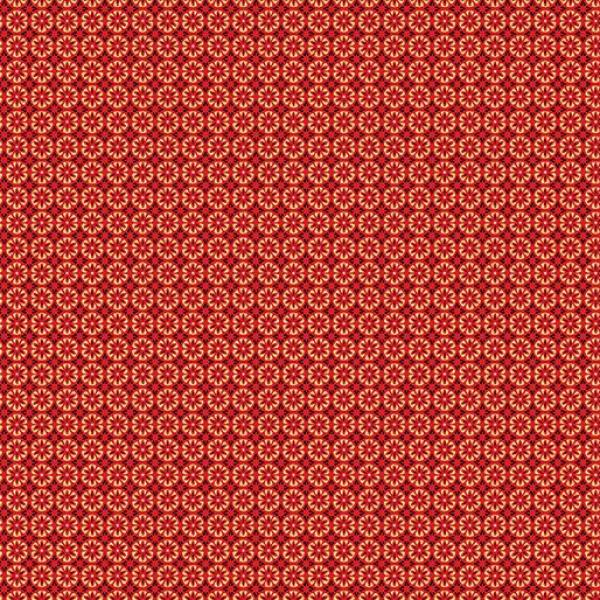 Mini Floral Foulard Red by Merry & Bright