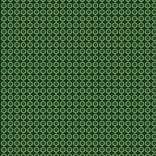 Mini Floral Foulard Green by Merry & Bright