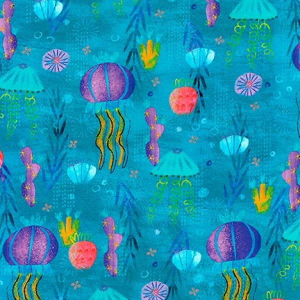 Octopus Garden by Amy Schimler-Safford by Robert Kaufmann Fabrics