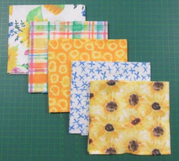 Fat Quarter Bundle Sunflower
