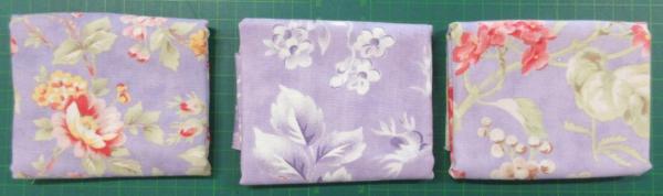 Fat Quarter Bundle Lila Blumen