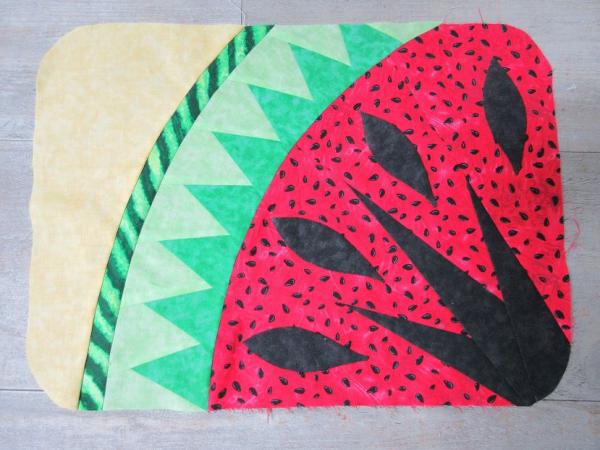 Watermelon Placemats Kit von Judy Niemeyer by Quiltworx