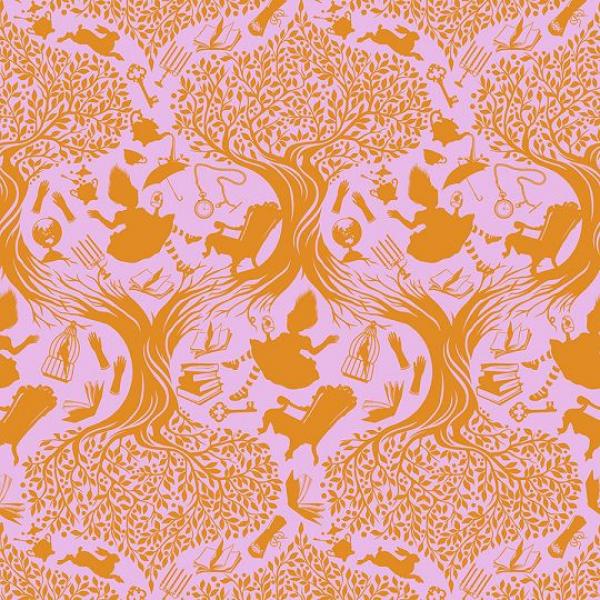 Down the Rabbit Hole  rosa by Tula Pink