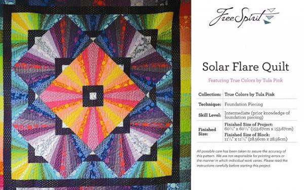 Solar Flare Quilt by Tula Pink