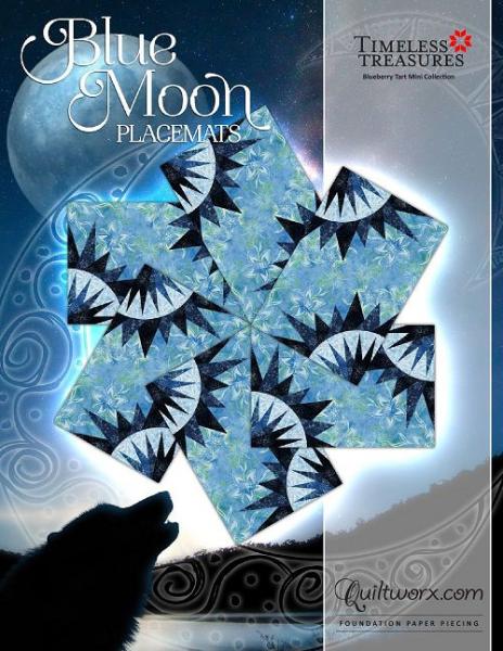 Blue Moon Placemats von Quiltworx by Judy Niemeyer