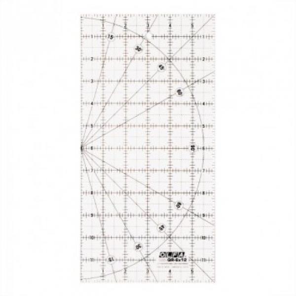OLFA Ruler 6x12 Inch QR 6X12