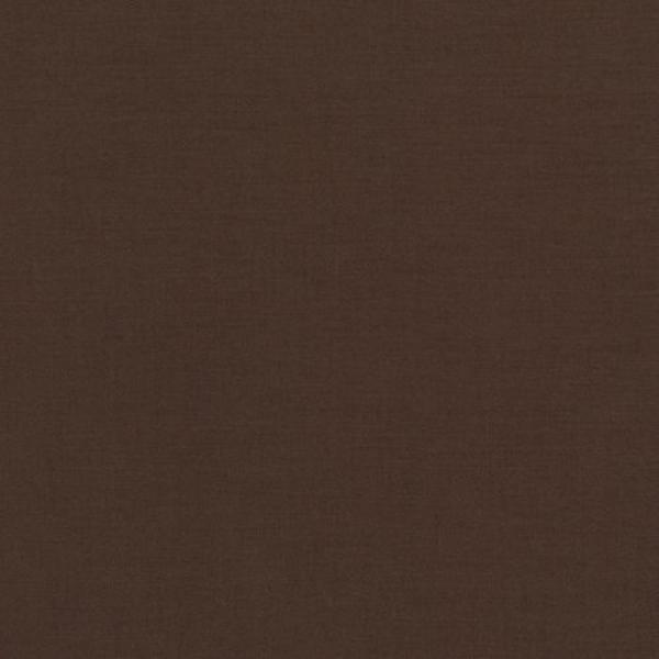Kona Cotton Uni chocolate by Robert Kaufmann Fabrics