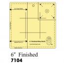 6" Nine Patch Ruler from Marti Michell